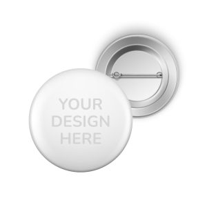 Gepersonaliseerde ronde button met veiligheidsspeld pin - Belgian Button Company