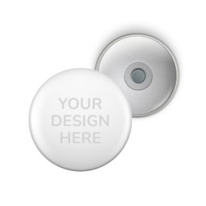 Gepersonaliseerde ronde button met sterke kledingmagneet - Belgian Button Company